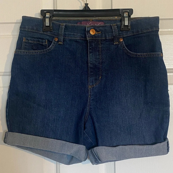 giorgia Vanderbilt Pants - Gloria Vanderbilt Blue Amanda Basic Jean Shorts